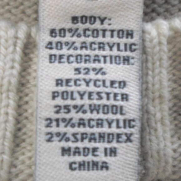 St Johns Bay Misses Navy Stripe Combo Heart Sweater CHOOSE SIZE - Picture 6 of 6